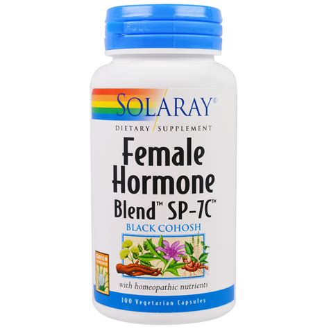 Solaray Female Hormone Blend Sp 7c 100 Vegetarian Capsules