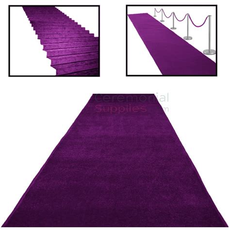 Deluxe Purple Event Carpet Runner