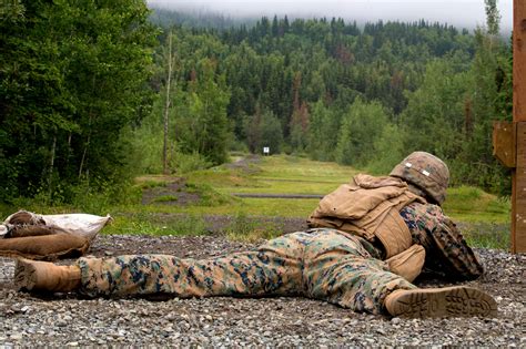 prone firing position