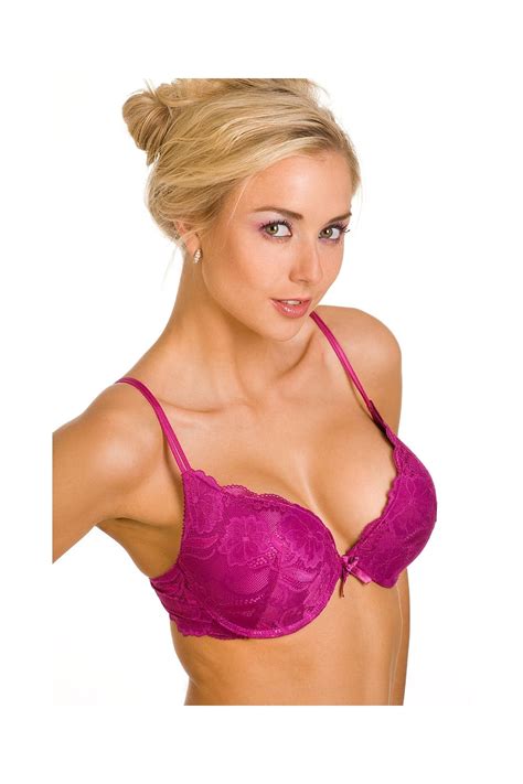 Super Boost Padded Push Up Purple Underwired Bra