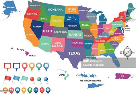 United States Of America Map High Res Vector Graphic Getty Images