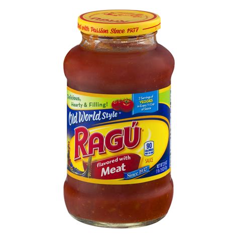 Ragu Spaghetti Sauce Old World Style With Meat 239oz Jar Garden Grocer