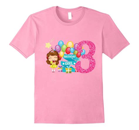 3rd Birthday Girl T Shirt Toddler Girl T For Girls Rose Rosetshirt