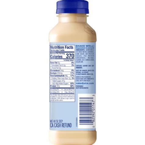 Naked Vanilla Protein Almond Milk Smoothie Fl Oz Dillons Food Stores