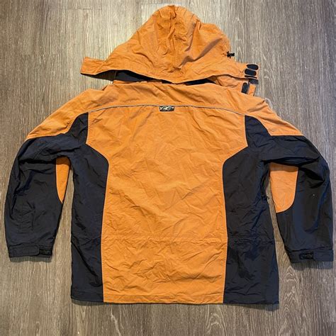 Spyder Jacket Mens Xxl Orange Hooded Winter Ski Snowboarding 5000mm No