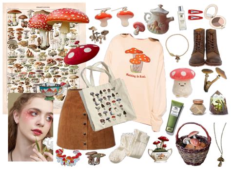 Mushroom Outfit Shoplook Forest Aesthetic Outfit Aesthetic Fashion
