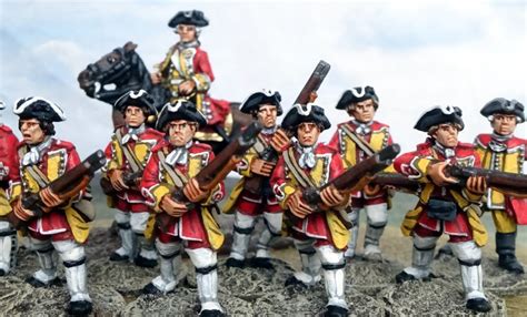 Miniature Soldiers British 44th Regiment Of Foot With
