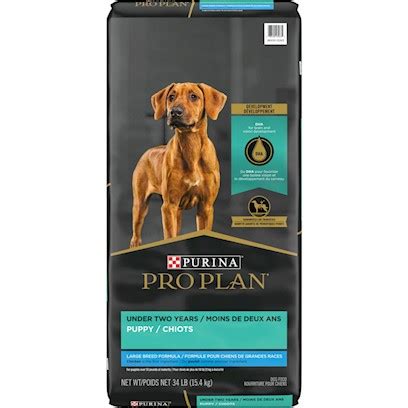 Each wholesome ingredient in this purina one large breed puppy food is chosen for a purpose, starting with real chicken as the #1 ingredient. Purina Pro Plan Large Breed Puppy Dry Food | PetPlus