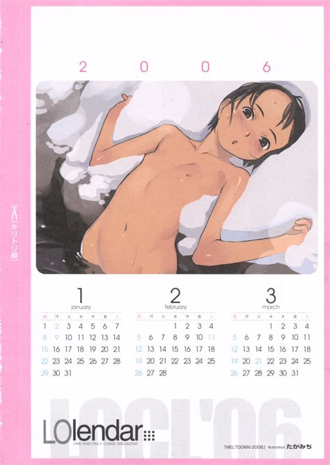 Rule 34 Black Hair Calendar Comic Lo Flat Chest Highres Lo Nipples