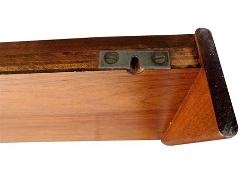 Living room, bedroom, dining room, patio and garden, kitchen Mid-Century Danish Modern Teak Floating Shelves, 1950s For ...
