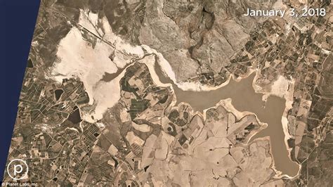 Officials say plummeting dam levels and too little water saving prompted the move. Shocking satellite images show Cape Town drying out ...