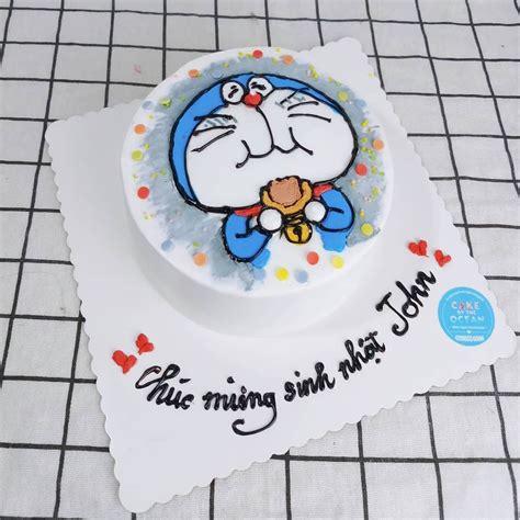 Bánh Vẽ Doraemon Co 0019 Cake Ocean