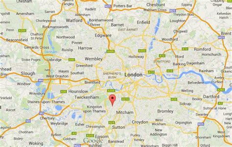 Where Is Wimbledon On Map Of London