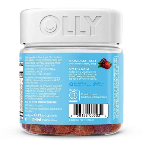 Olly Kids Multi Plus Probiotic 70 Gummies
