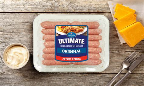 Ultimate Original Chicken Breakfast Sausages Maple Lodge Farms
