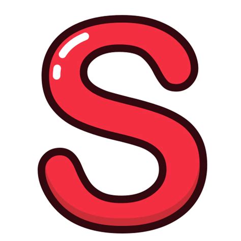 Letter Red S Alphabet Letters Icon Free Download