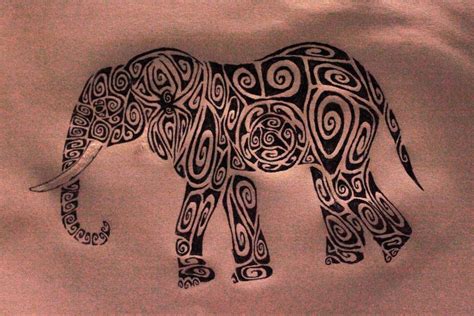 Tatuajes De Elefantes Tatuajes De Animales Tribal Elephant Drawing
