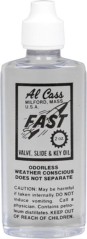 Al Cass Sg Fast Valve Slide Key Oil Oz Reverb
