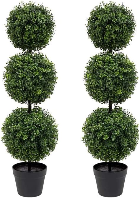 Momoplant Artificial Topiary Ball Tree 38 Inch Ubuy India