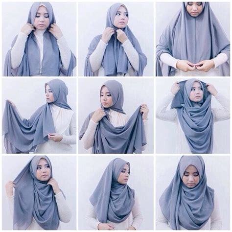 Tutorial hijab segi empat untuk pesta atau acara formal. 25+ Model Tutorial Hijab Segi Empat Simple Terbaru 2019 ...