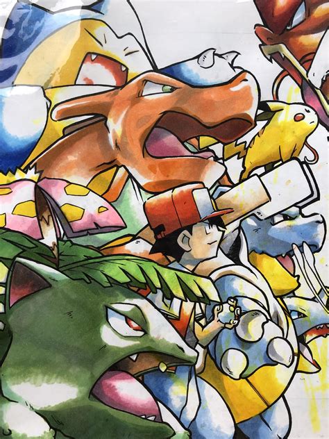Making The Epic Battle Pokemon Manga Pokemon Drawings Pokemon Fan