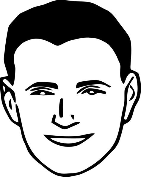 Free Vector Graphic Face Male Man Smile Smiling
