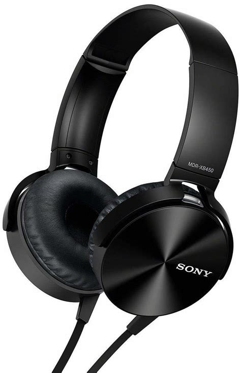 Sony Mdr Xb450 Headphones Black Without Mic Rs1520