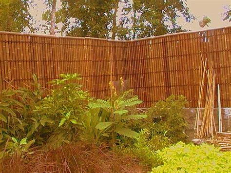Bamboo Fence Panels Are Easy To Install And Can Be Used To Visually