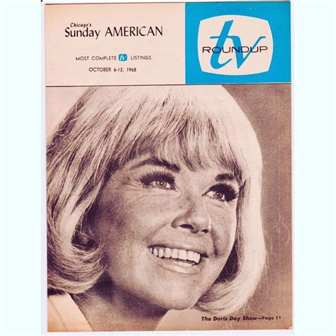 Doris Day Passed Away Today Here She Is On The Cover Of Chicago Sunday