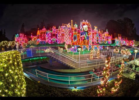 Christmas At Disneyland Its A Small World Disneyland Photos