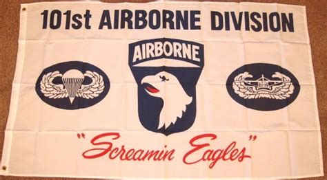 3x5 101st Airborne Division Flag Us Army White F504