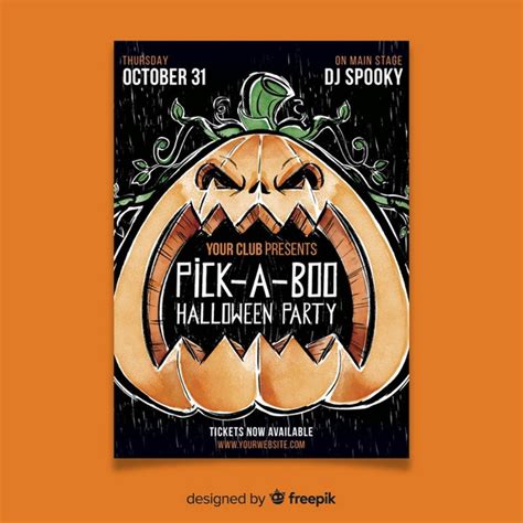 Halloween Flyer Templates Free Printable Free Printable Templates