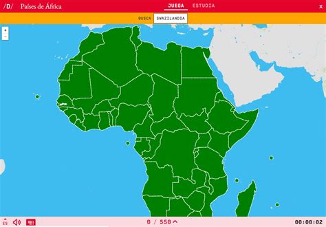 Juegos De Geografía Juego De Africa Sur Mapa Cerebriti