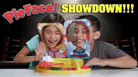 Pie Face Showdown Whipped Cream Challenge Youtube