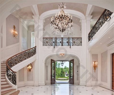 Mansion Stair Backdrop House Styles Stone Mansion Dream House
