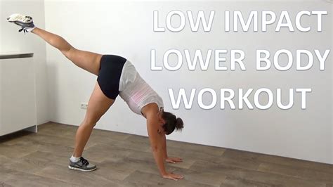 Minute Low Impact Workout For Lower Body YouTube