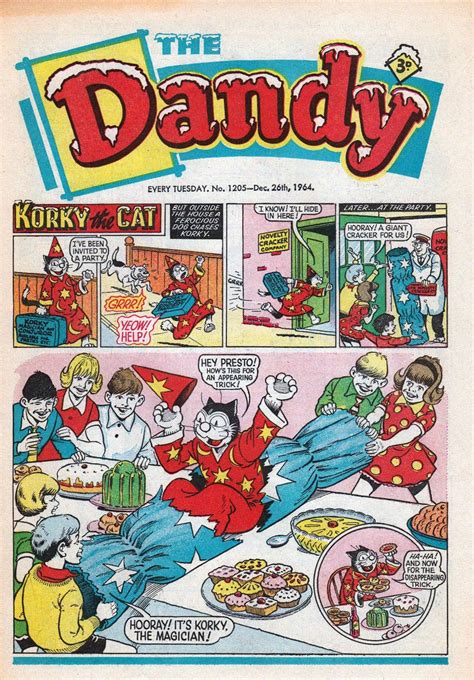 The First Issue Of The Dandy Comic With A Fan Club Of Over 350000