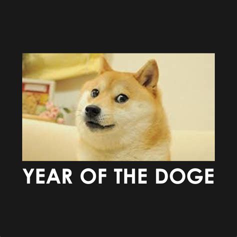 Funny Year Of The Doge Meme Chinese Calendar 2018 Meme T Shirt