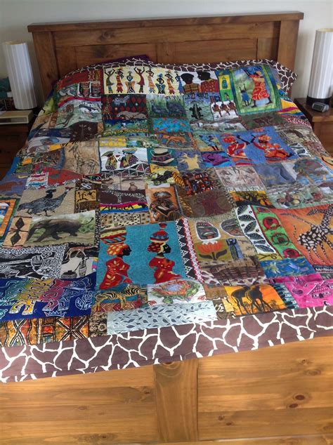 Queen Quilt Made By Me From African Fabrics African American Quilts