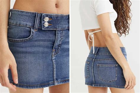 this tiktok viral handm denim mini skirt is selling out