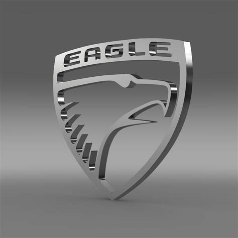 3d Model Eagle Logo Cgtrader