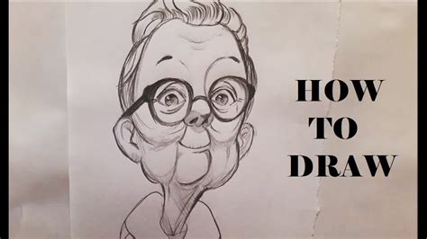 ᴴᴰ Easy How To Draw An Old Man Step By Step For Beginners Youtube