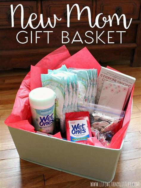 Here are 36 gift ideas for new parents. New Mom Gift Basket - Life With My Littles