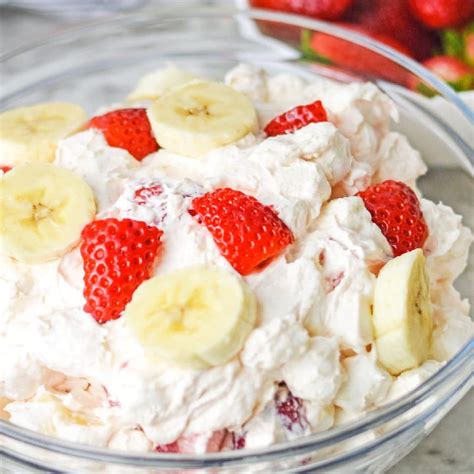 Strawberry Banana Cheesecake Salad Just Is A Four Letter Word