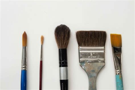 10 Types Of Paintbrushes Every Artist Should Know