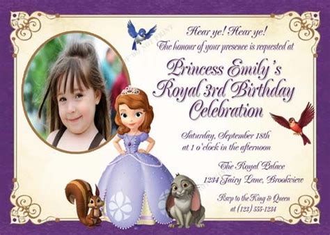 Maybe you would like to learn more about one of these? Personalized Sofia the First Birthday Photo Party ...
