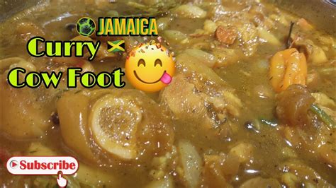 How To Cook Authentic🇯🇲jamaican Curry Cow Foot And Spinners Recipe🧆taste