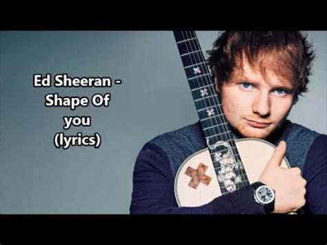 C#m f#m we talk for hours and hours about the sweet and the sour. Ed Sheeran - Shape Of You (lyrics) - YouTube