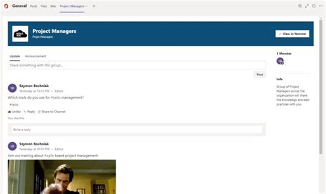 Integrate New Yammer With Microsoft Teams In Microsoft 365