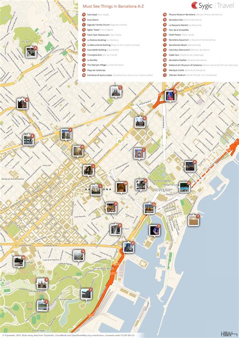 Lonely planet photos and videos. Map of Barcelona Attractions | Tripomatic